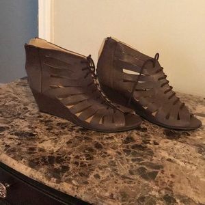 Brown Wedge Sandals